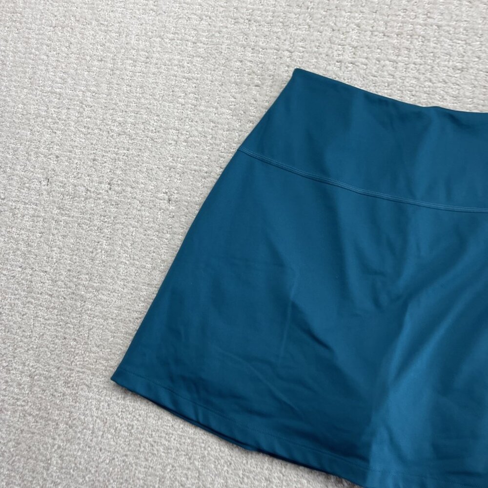 Girlfriend Collective Athletic Sport Skort Size M Blue Preppy Tennis / Golf - Picture 9 of 10